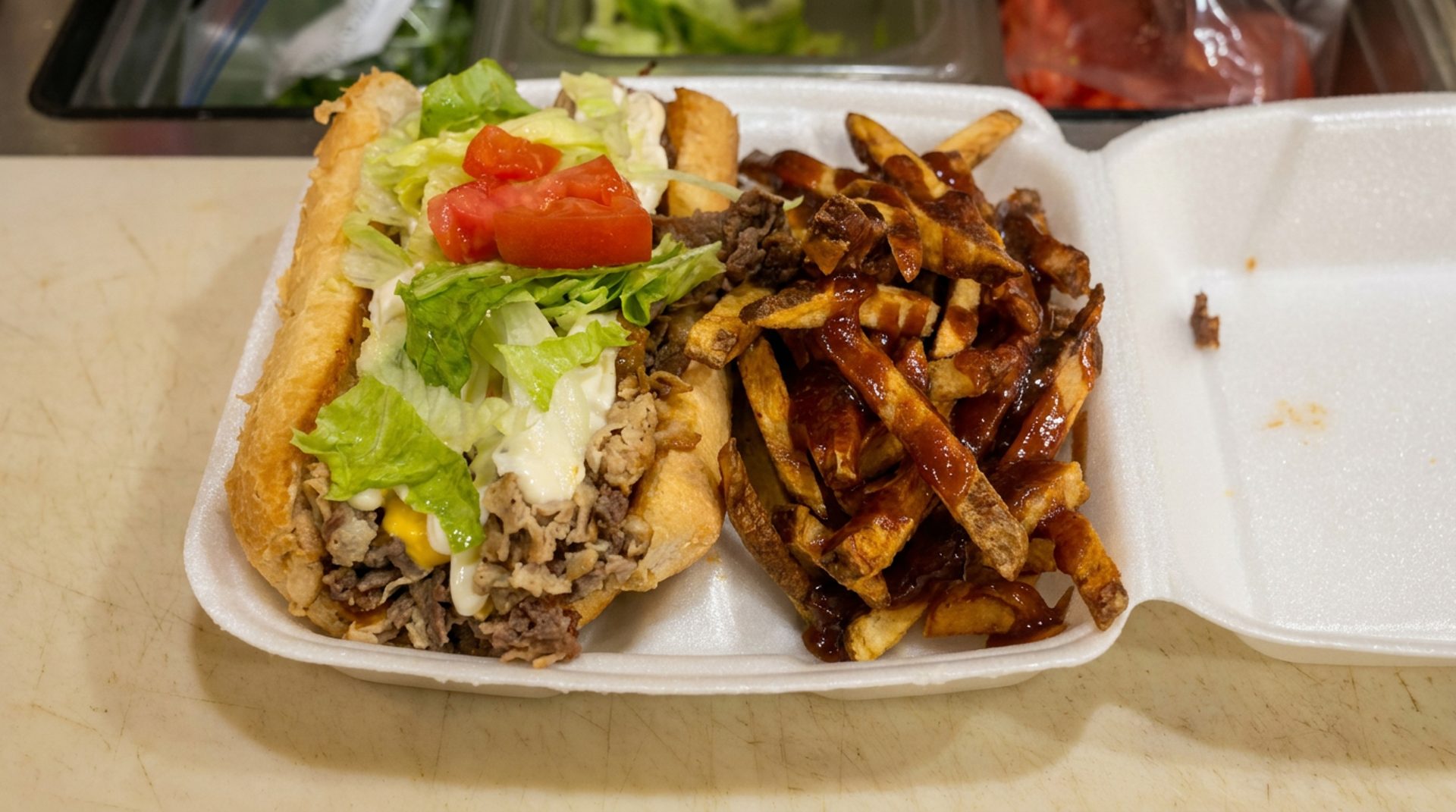 Philly cheesesteaks