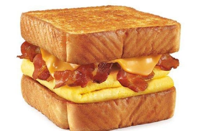 Bacon, Egg & Cheese Sandwich.