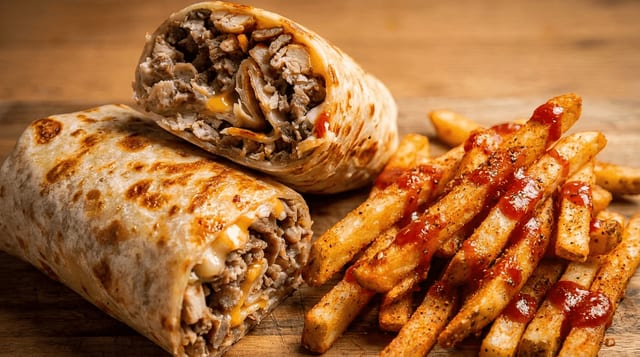 Best of Both Worlds Burrito.